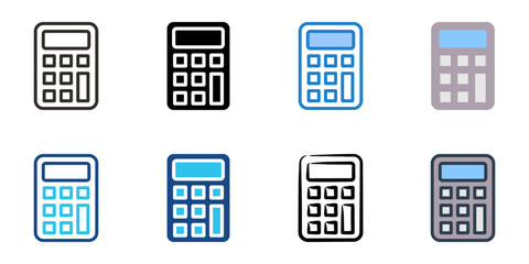 calculate icon set multiple style collection 

