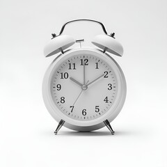 alarm clock isolated on white background 