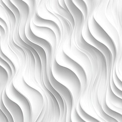 Abstract white wavy pattern