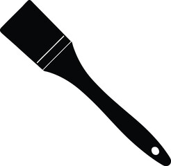Paint Brush Silhouette Icon