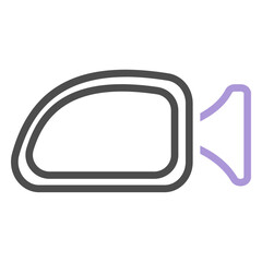 left rear view mirror