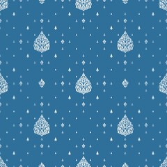 Traditional Thai art seamless pattern