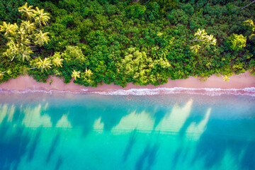 Beautiful colors at a beach in Coiba Panama