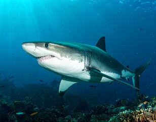 Naklejka premium Shark