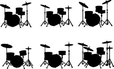 "The Rhythm of Drums" drum kit, drums, drum set, vector