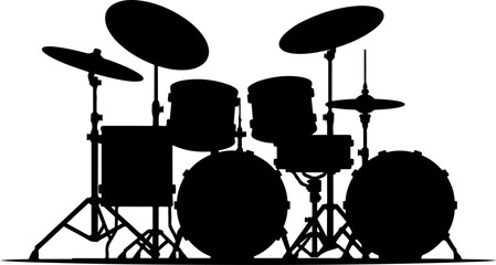 "The Rhythm of Drums" drum kit, drums, drum set, vector