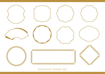 シンプルな和風フレーム