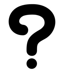 Naklejka premium クエスチョンマーク ベクター イラスト