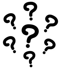 クエスチョンマークのイラスト