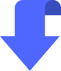 blue arrow down © JenniesHubby