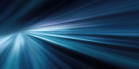 Fototapeta premium Abstract speed blur, radiating teal and gray lines