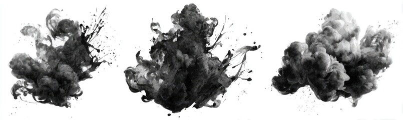 Abstract ink blots
