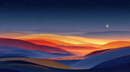 Sunset Hills Abstract