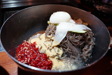 Korean Mul Naengmyeon Chilled Noodles, Refreshing Summer Dish