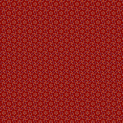 Simple geometric, polka dot pattern Small colorful polka dots on a dark wine-red background Minimalistic design Rustic style