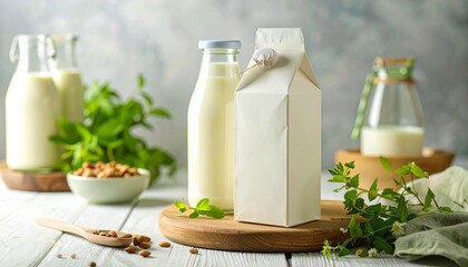 Milk Packaging Mockup
