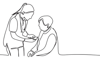 Nurse Administering Injection to Patient © clelia-clelia