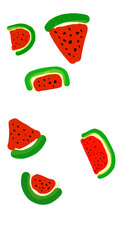 illustration of watermelon