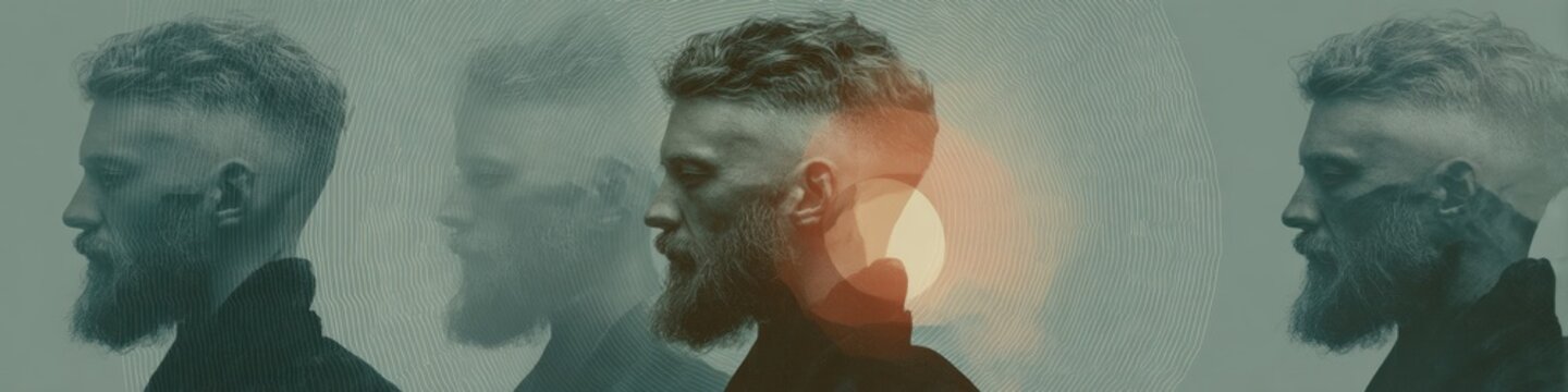 Modern Fade Technique Mens Haircut Styles Side View with Clean Edges Premium Grooming Tutorial for Young Professionals Social Media and Advertising