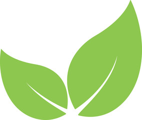 Fototapeta premium leaf, branch icon in flat friendly ecology icons. Environmental Leaves, natural, labels vector symbol isolated transparent background