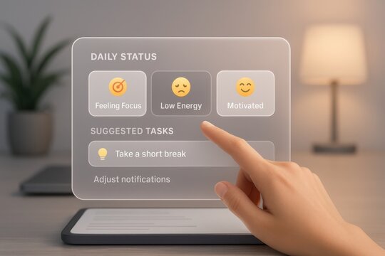 Digital Mood and Energy Tracking Dashboard with Suggested Break Reminders
