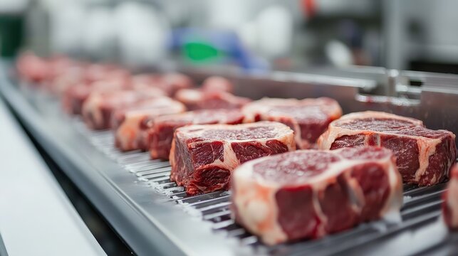 Hygiene is a top priority in a meat processing plant. Strict cleaning protocols are followed to prevent contamination and maintain the safety of the meat produced