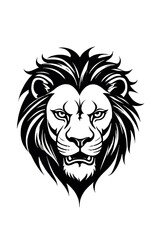 Obraz premium Lion with a mane and a long tail