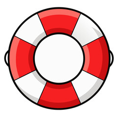 Lifebuoy Flat Icon