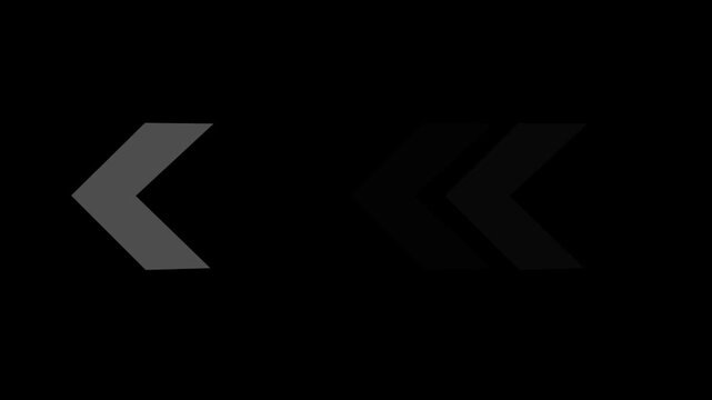 right sight moving business arow 4k animation.