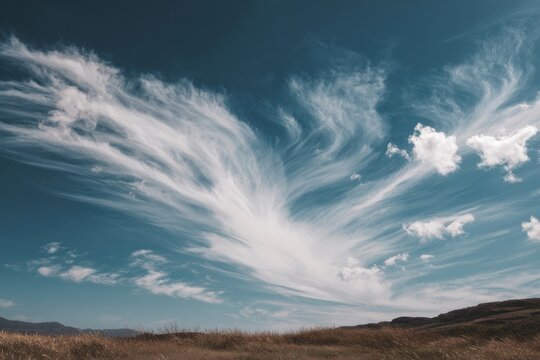Stunning cloudscapes above tranquil vistas ideal for nature lovers and travel influencers seeking breathtaking atmospheric imagery