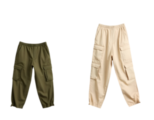 Cargo Pants - Olive Green and Beige, Fashion Apparel