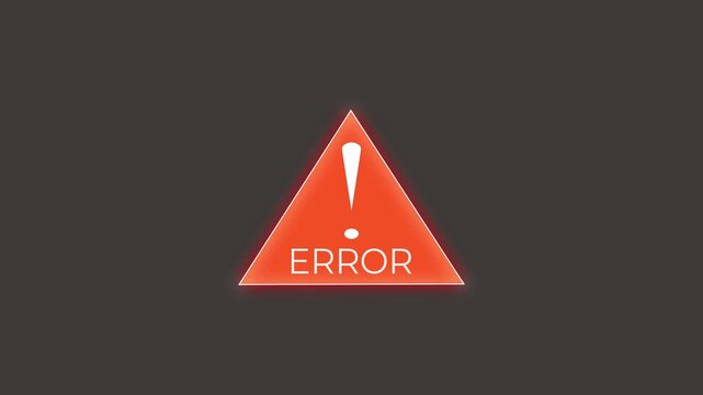 Error Message Animation.