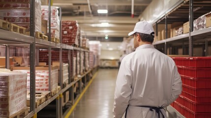 In a food warehouse, speed and efficiency are key. From receiving shipments to organizing the shelves, the entire process is designed to ensure that food reaches stores quickly and safely
