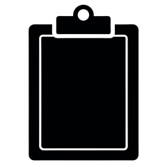 Vector art of clipboard icon isolated on white background