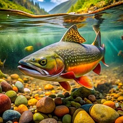 a vibrant bull trout swimming through clear freshw.jpg