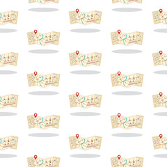 Maps illustration vector 