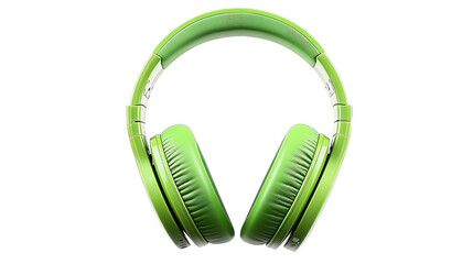 green headphones isolated on Cutout background.PNG
