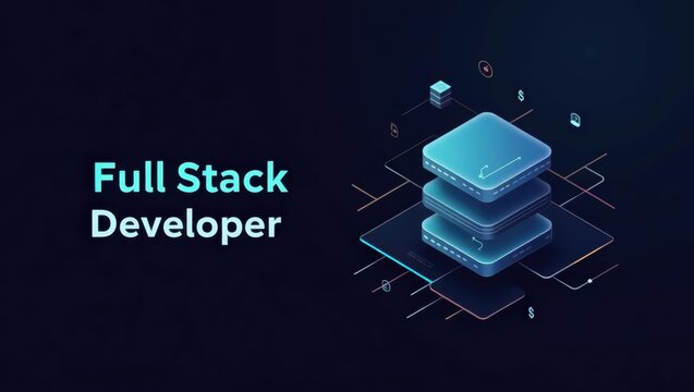 Full Stack Developer. Full stack developer technology software coding 