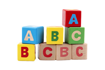 Wooden Blocks Spelling the Word PNG with Transparent Background &ndash; High-Resolution Alphabet Letter Tiles Clipart for Education, Kids Learning, and Creative Design Projects

