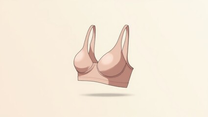 Honeylove. Nude beige bra soft fabric comfortable intimate wear cozy d