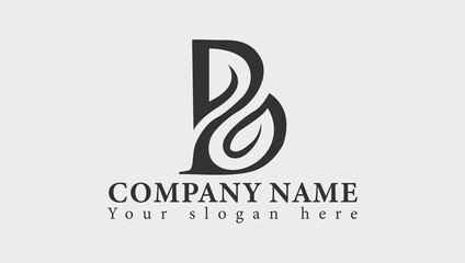 B Logo, Logo design, Travel compay B logo