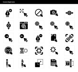 Cursors Glyph Icons