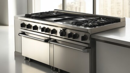Industrial kitchens often feature specialized cooking equipment such as griddles, ranges, and deep fryers. These appliances are built to handle constant use while ensuring fast and consistent cooking