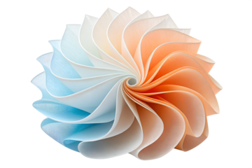 Autumnal Mandala Colorful Leaves Arranged in a Circular Pattern on White Background, Symbolizing Seasonal Change and Beauty