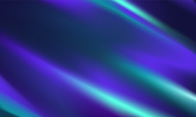 Vibrant abstract gradient background with flowing neon light waves in purple, blue, and cyan tones. Perfect for futuristic design, technology, or digital art concepts. vector design.