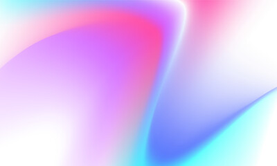 Obraz premium Colorful abstract gradient background with vibrant pink, purple, and cyan hues blending smoothly. Perfect for modern design, tech, fashion, or digital art projects. vector design.