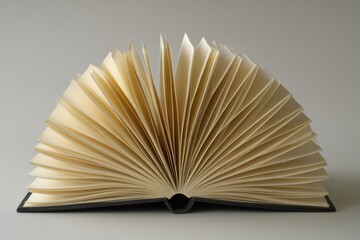 Open book, pages fanned out