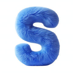 blue question mark on white