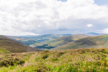 Rolling hills of Wicklow Mountains, Ireland, Braveheart filming site