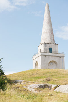 The Obelisk monument on Killiney Hill in Dublin, Ireland